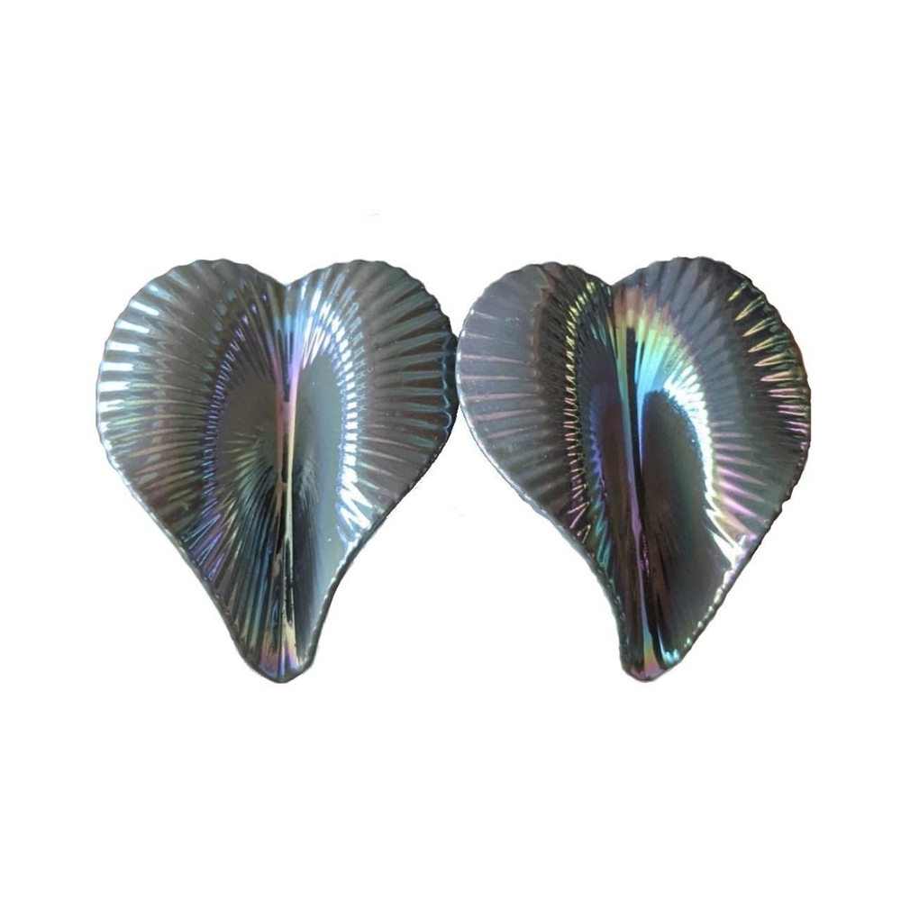 Beautiful Iridescent Earrings | Vintage 80s